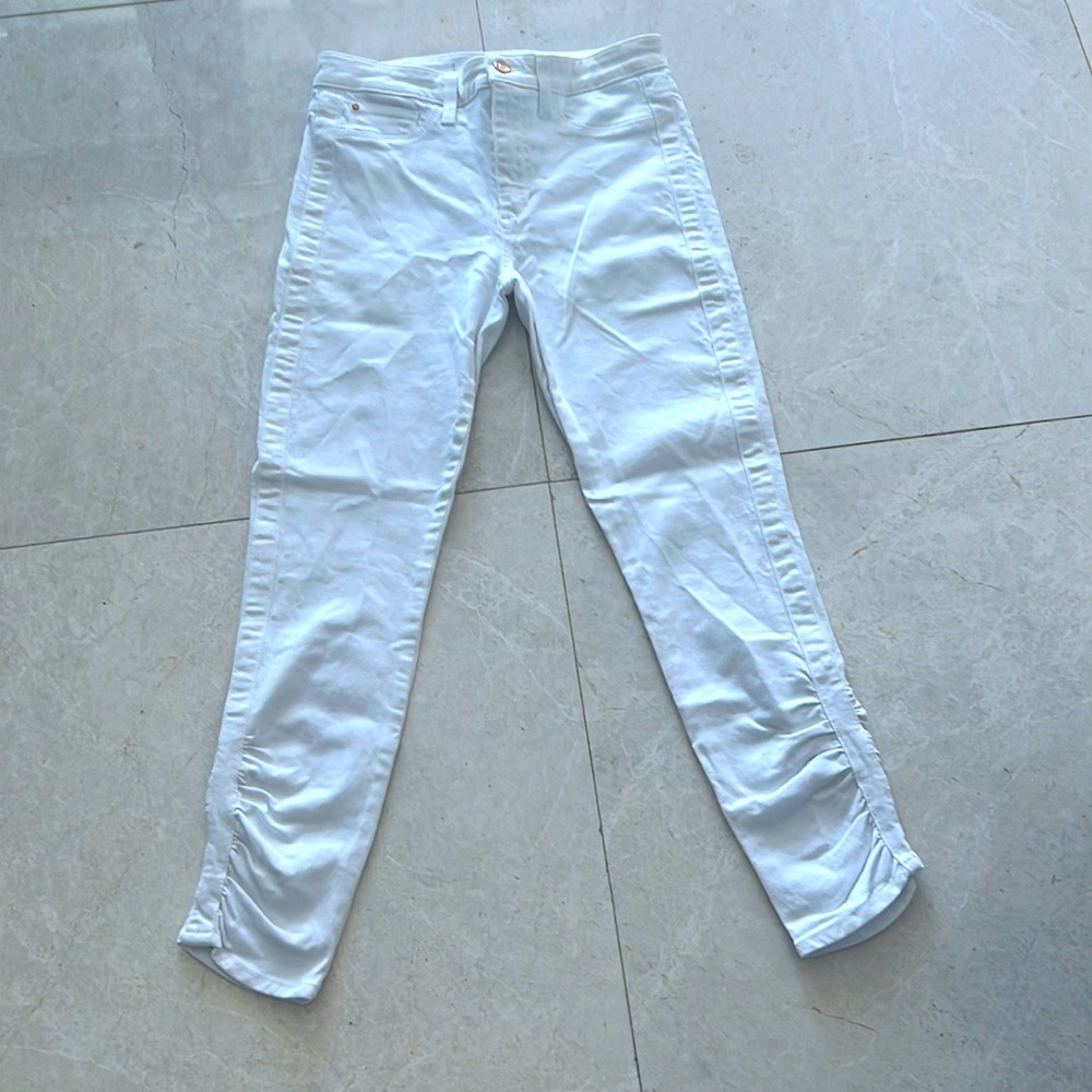 Joe’s Jeans Charlie High Rise Skinny Jean Size 28 White
